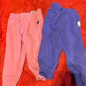 Carhartt Youth Pink and Purple Joggers